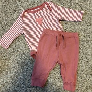 baby gap girls matching outfit